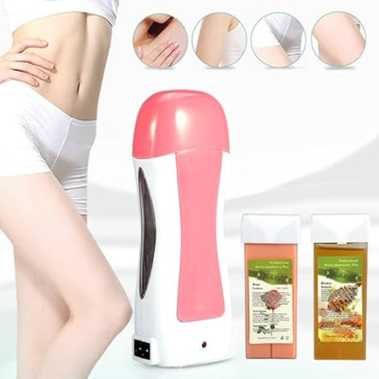 NUEVO KIT DE CERA DEPILATORIA ROLL-ON