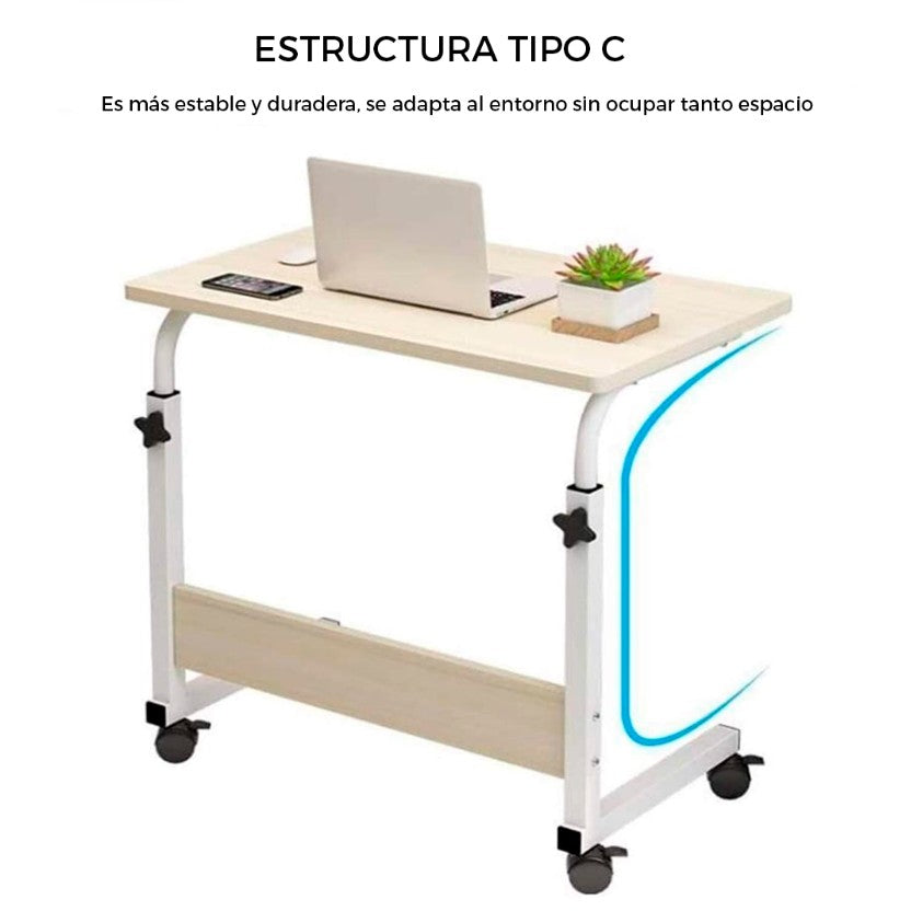 MESA AUXILIAR AJUSTABLE Y PORTÁTIL