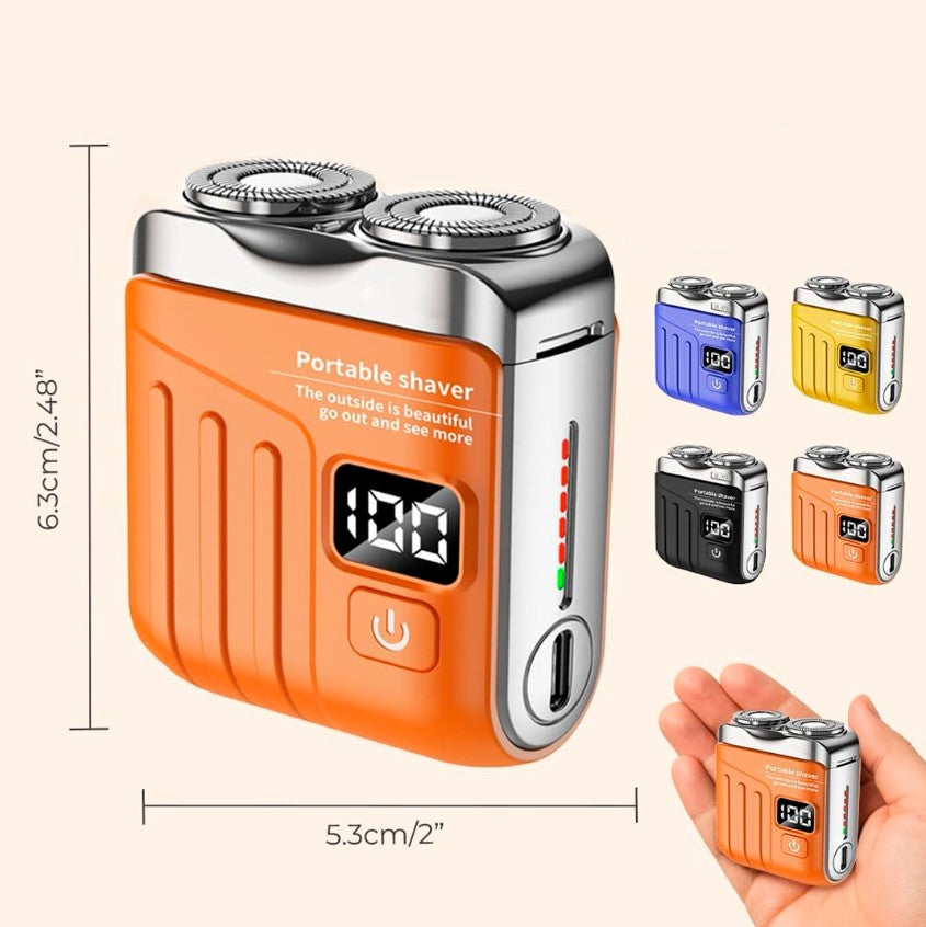 AFEITADORA ELÉCTRICA DE DOBLE CABEZAL