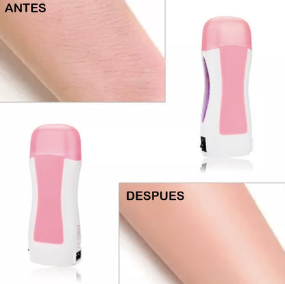 NUEVO KIT DE CERA DEPILATORIA ROLL-ON